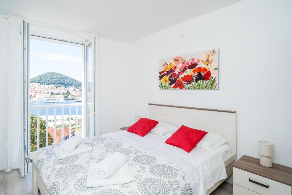 Postel nebo postele na pokoji v ubytování Apartment Cvjetković