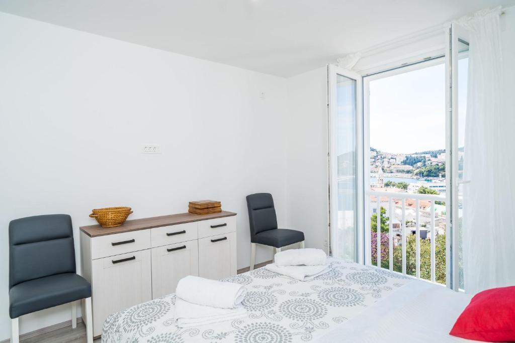 Postel nebo postele na pokoji v ubytování Apartment Cvjetković
