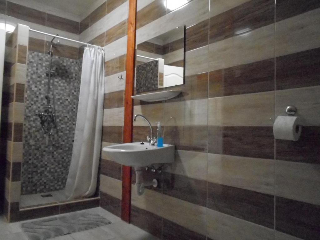 Kúpeľňa v ubytovaní Torony Lovarda Magánszállás