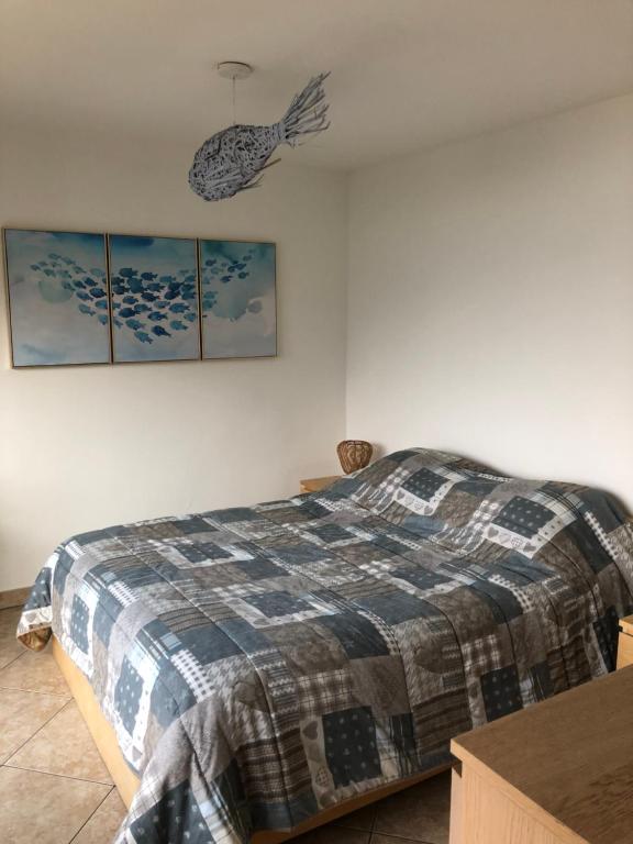 Postel nebo postele na pokoji v ubytování Lake feelings