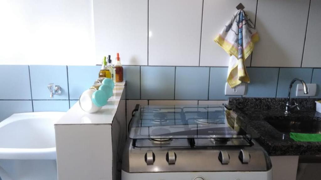  Apartamento completo individual ou casal.