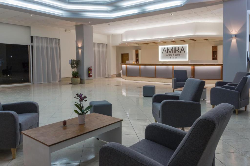 Posezení v ubytování Amira Hotel Rhodes