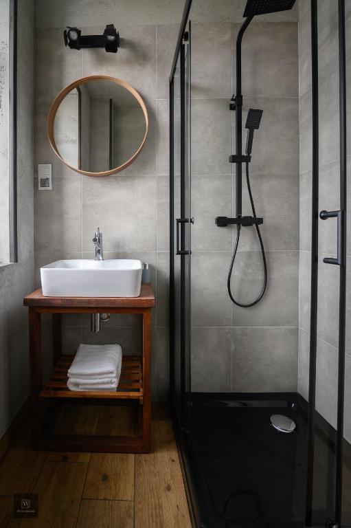Kúpeľňa v ubytovaní Apartamenty Wyszyńskiego 2