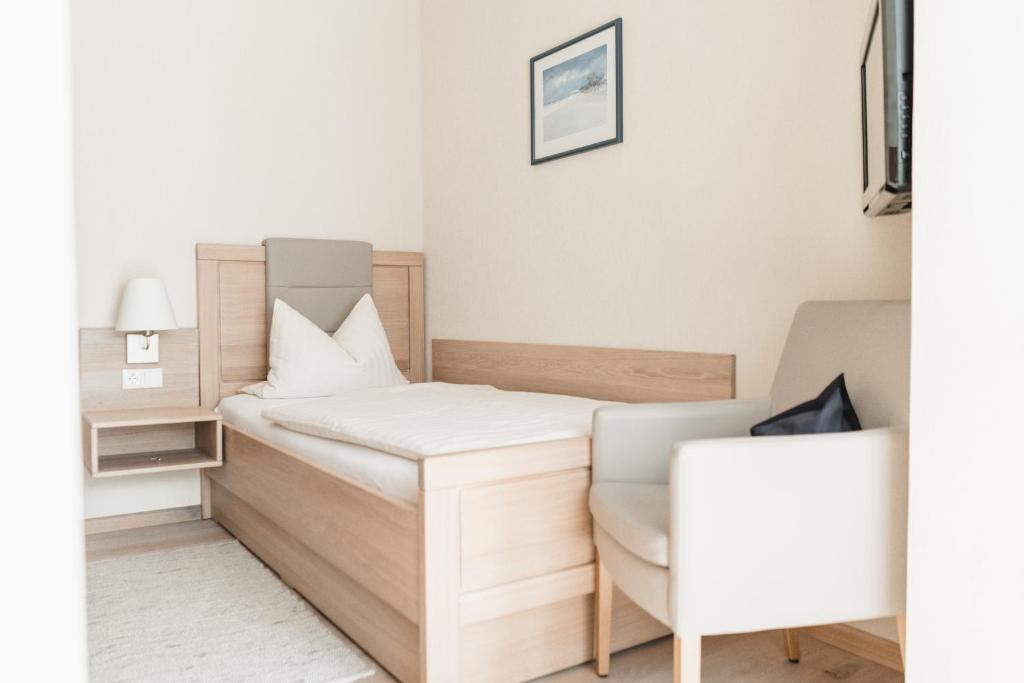 Postel nebo postele na pokoji v ubytování Bio-Hotel Melter