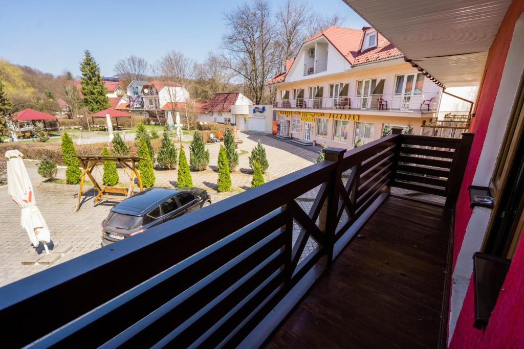 Balkón nebo terasa v ubytování Готель-ресторан Каміла