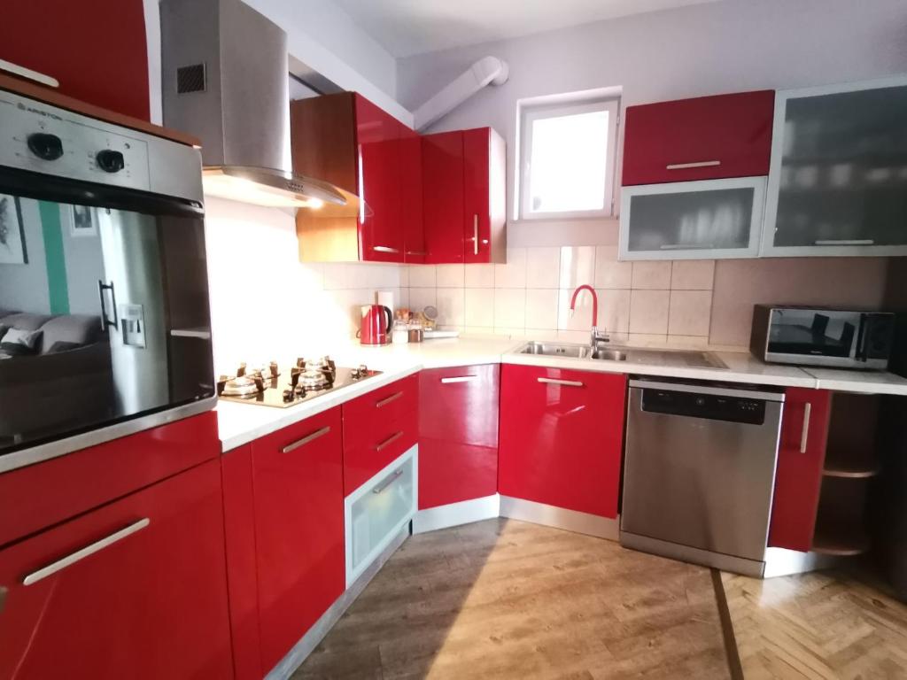 Kuchyňa alebo kuchynka v ubytovaní Zadar Apartman Kristijan