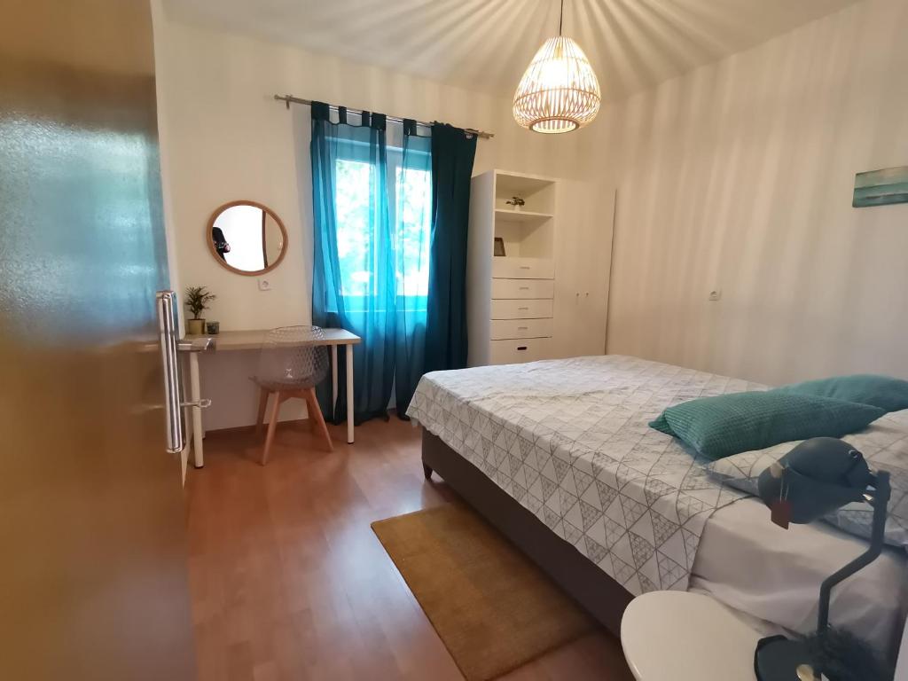 Posteľ alebo postele v izbe v ubytovaní Zadar Apartman Kristijan