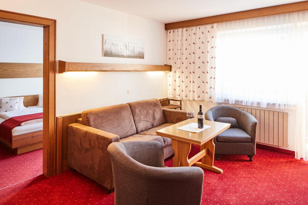 Posezení v ubytování Appartements Sailer