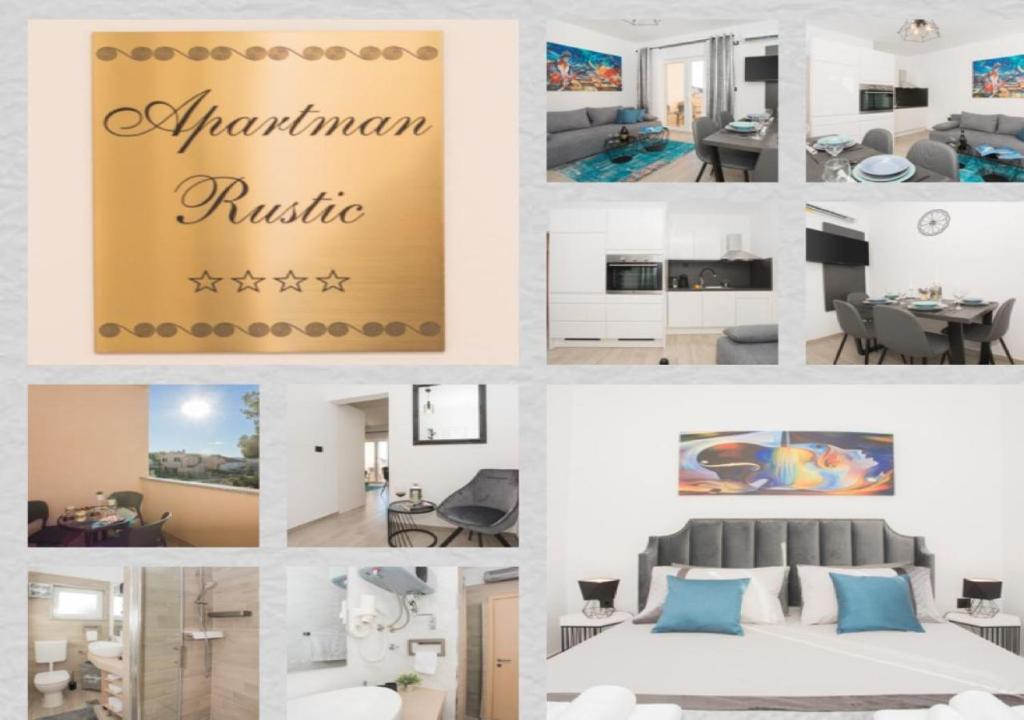Postel nebo postele na pokoji v ubytování Apartmani Rišpet