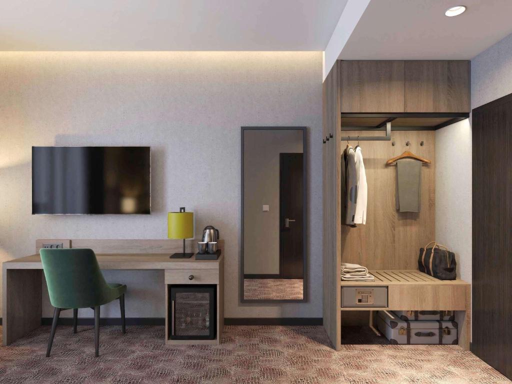 Kuchyň nebo kuchyňský kout v ubytování Mercure Bialystok