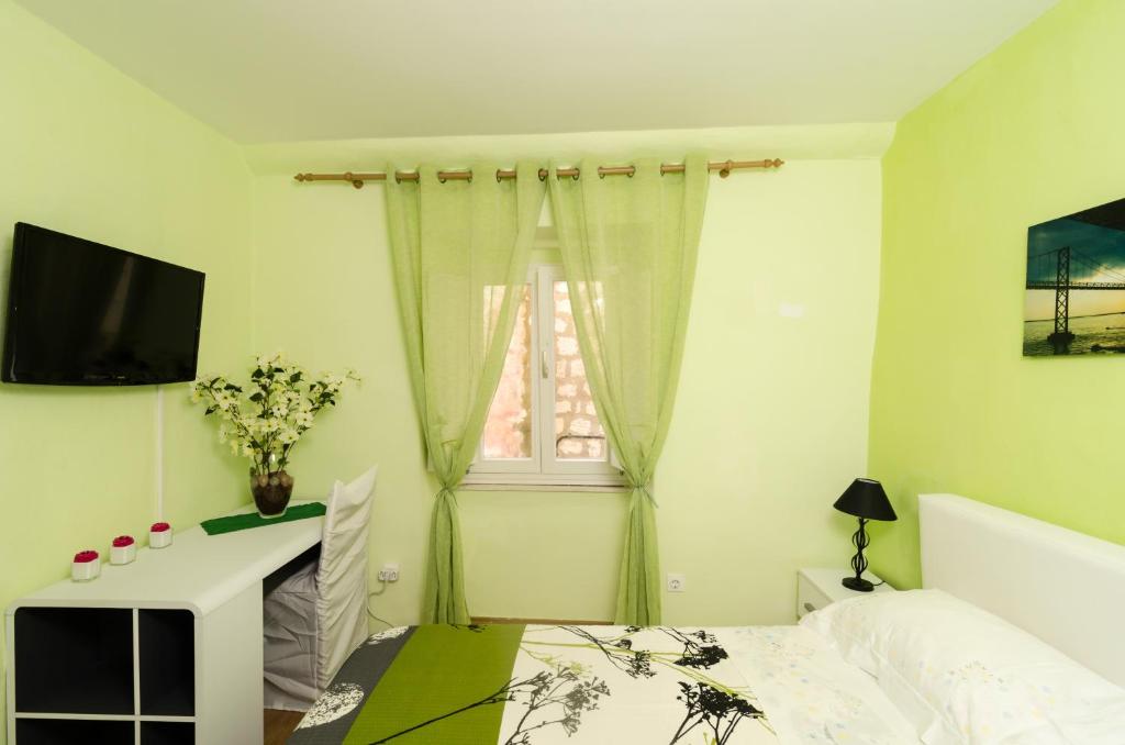 Posteľ alebo postele v izbe v ubytovaní Apartment Little Star