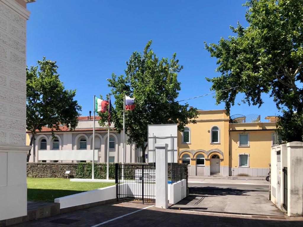 Budynek, w którym mieści się aparthotel