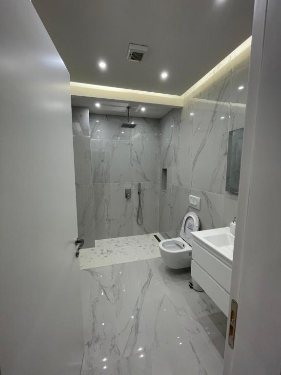 Koupelna v ubytování Hotel Colis