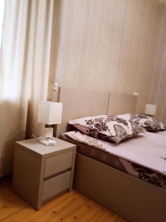 Postel nebo postele na pokoji v ubytování Kizikis Kari