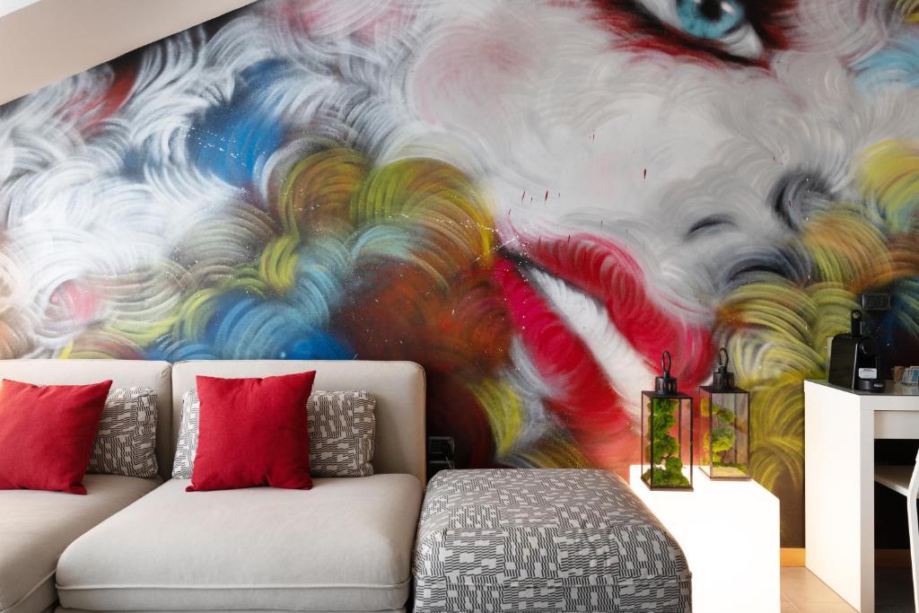 Posezení v ubytování Hotel Borgo Brianteo