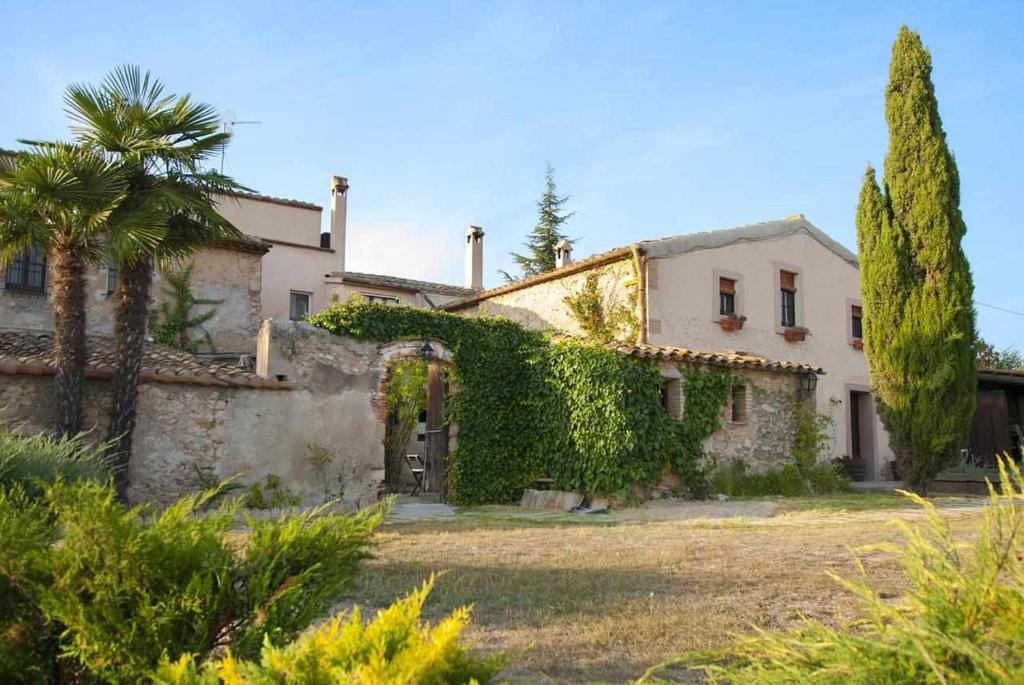 Zahrada ubytování Masia Olivera