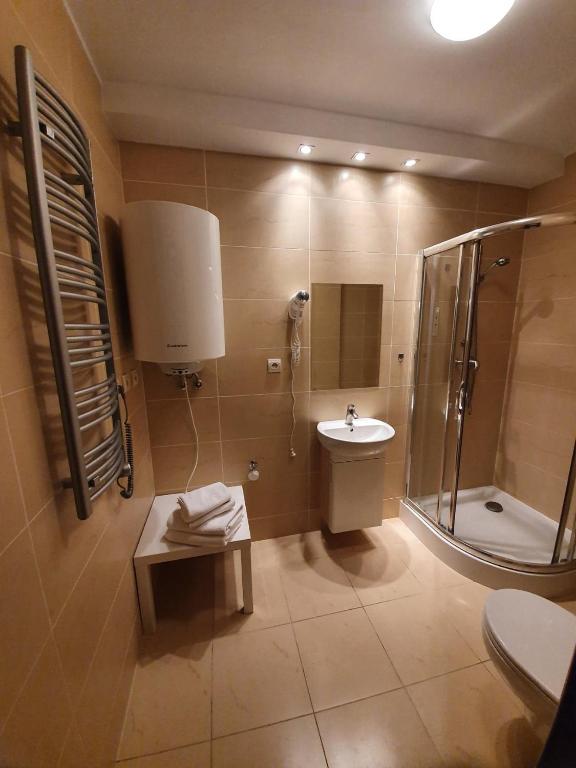 Kúpeľňa v ubytovaní LIDO Apartamenty