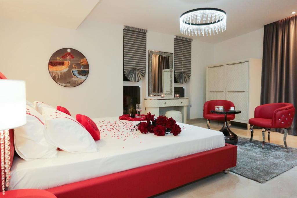 Postel nebo postele na pokoji v ubytování J'Me Boutique Hotel - Adults only