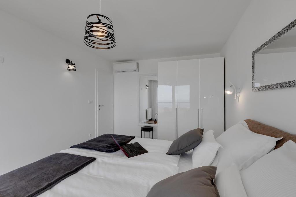 Postel nebo postele na pokoji v ubytování Holiday home L & B Makarska