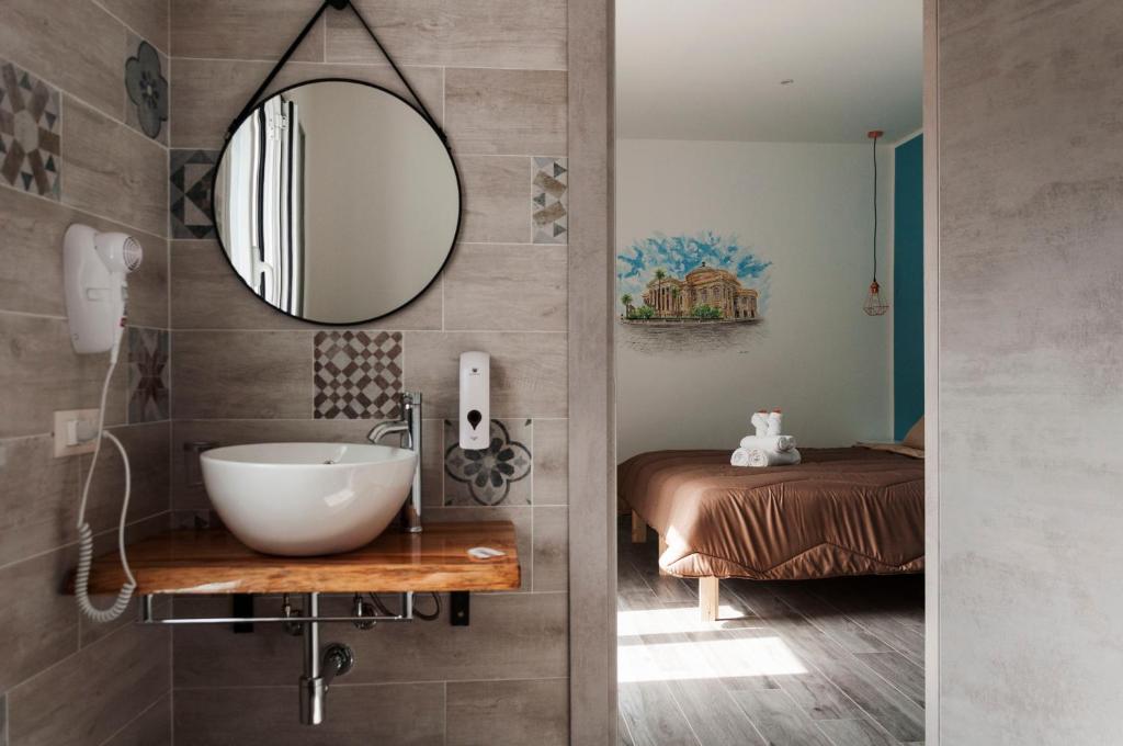 Koupelna v ubytování La Piccola Formica Charme Rooms