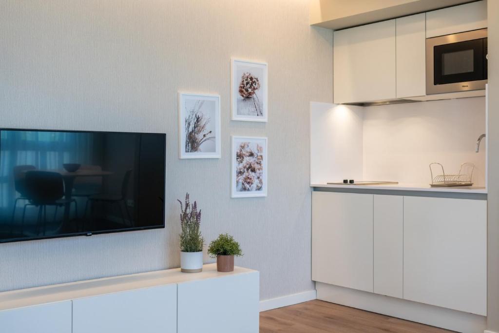Kuchyň nebo kuchyňský kout v ubytování Hotel Rural Tierras del Cid