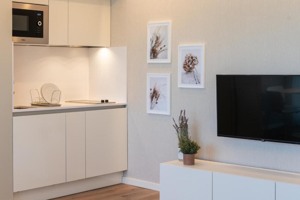 Kuchyň nebo kuchyňský kout v ubytování Hotel Rural Tierras del Cid