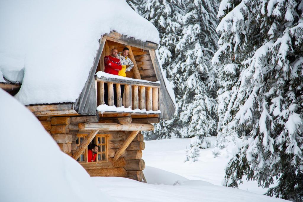Lodge Nadgora durante l'inverno