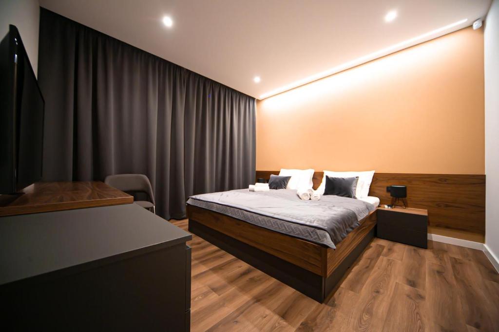 Łóżko lub łóżka w pokoju w obiekcie Villa Estate