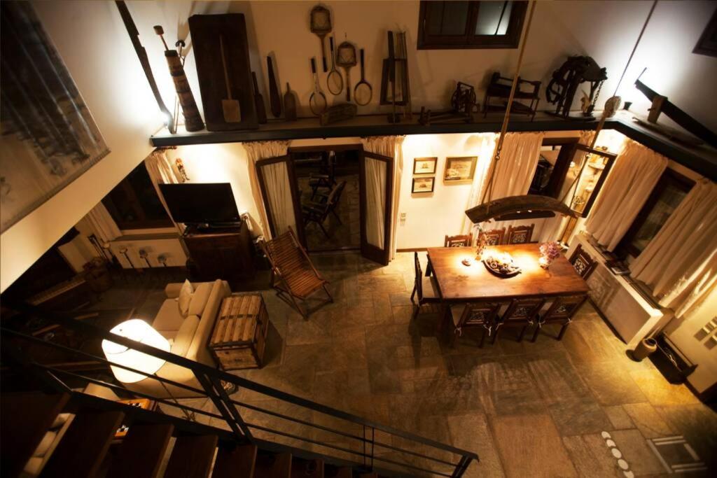 Posezení v ubytování villa eleni