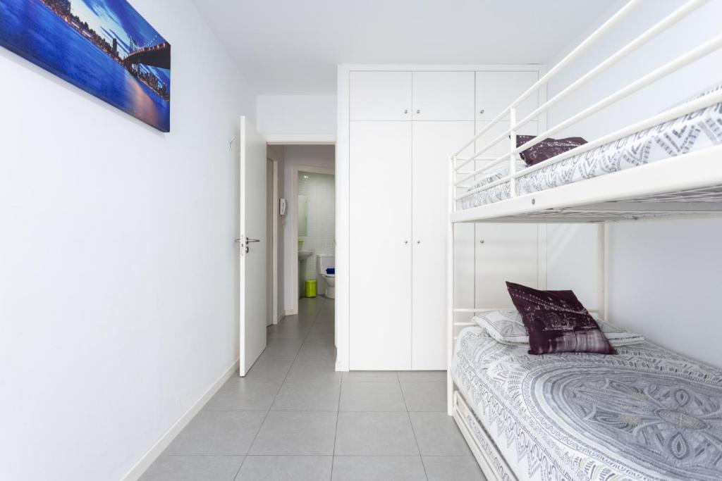 Postel nebo postele na pokoji v ubytování Blue Sea apartments