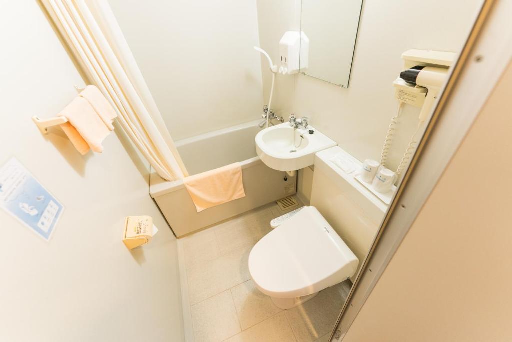Koupelna v ubytování Hotel Ark 21