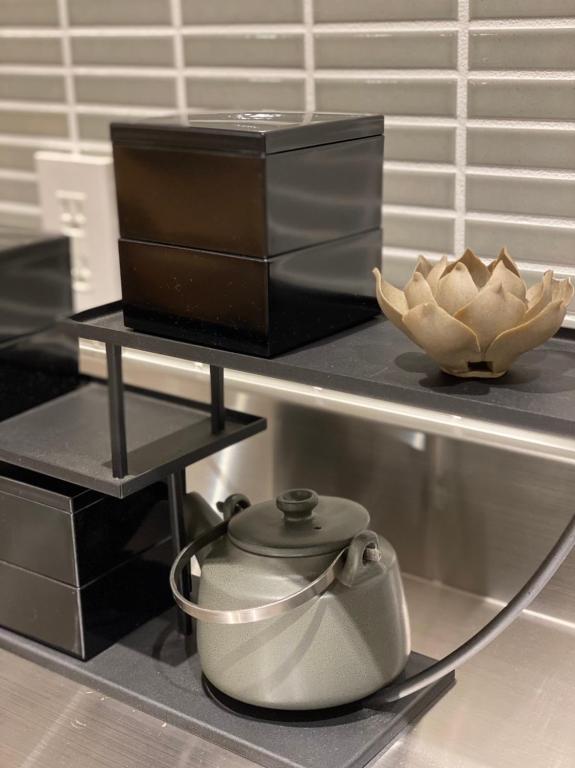 Kuchyň nebo kuchyňský kout v ubytování Design Hotel Kyoto Fuyacho