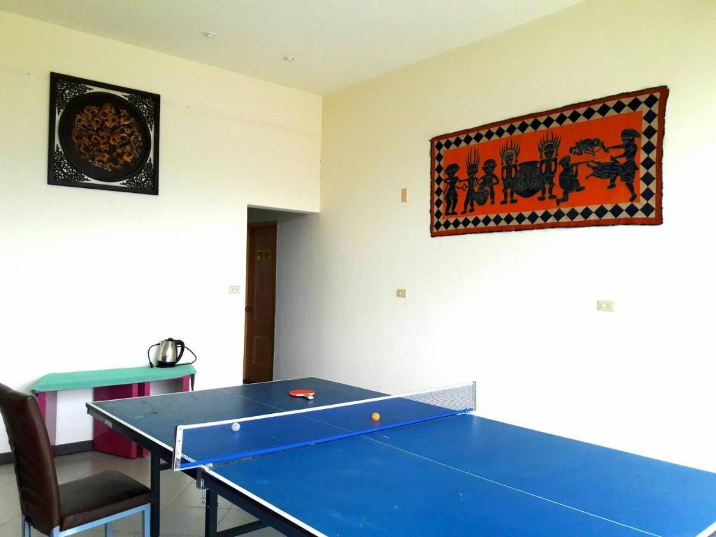 Stolní tenis v ubytování Hsianghua Guesthouse nebo okolí