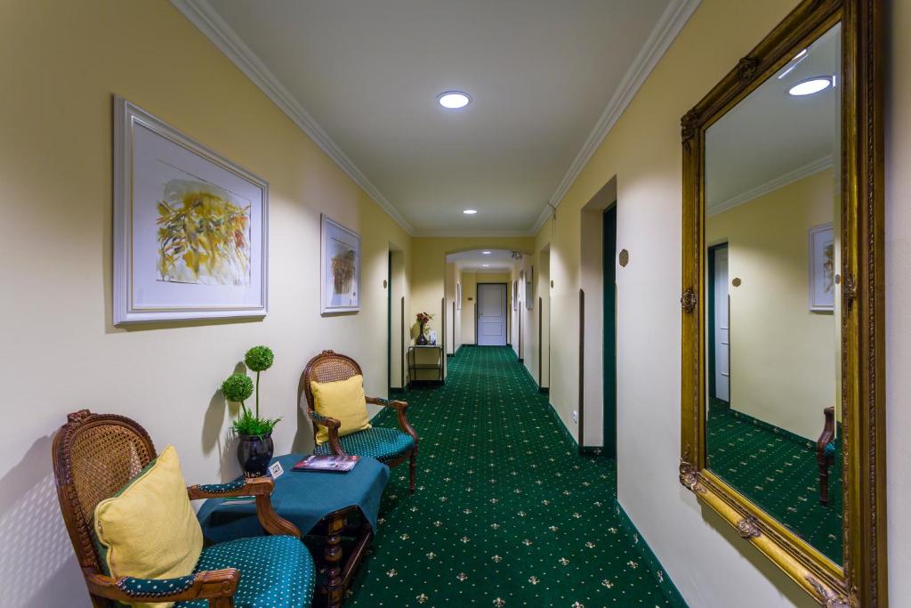 Posezení v ubytování Hotel Gösser Bräu