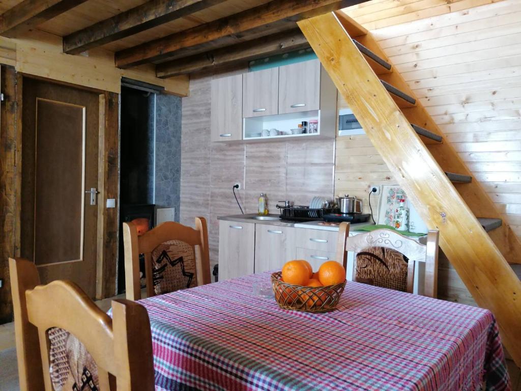 Kuchyň nebo kuchyňský kout v ubytování Vikendica Ines