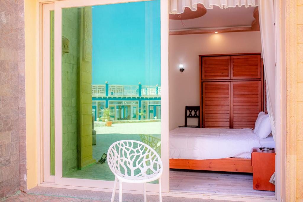 Balkón nebo terasa v ubytování Diamond Dahab House