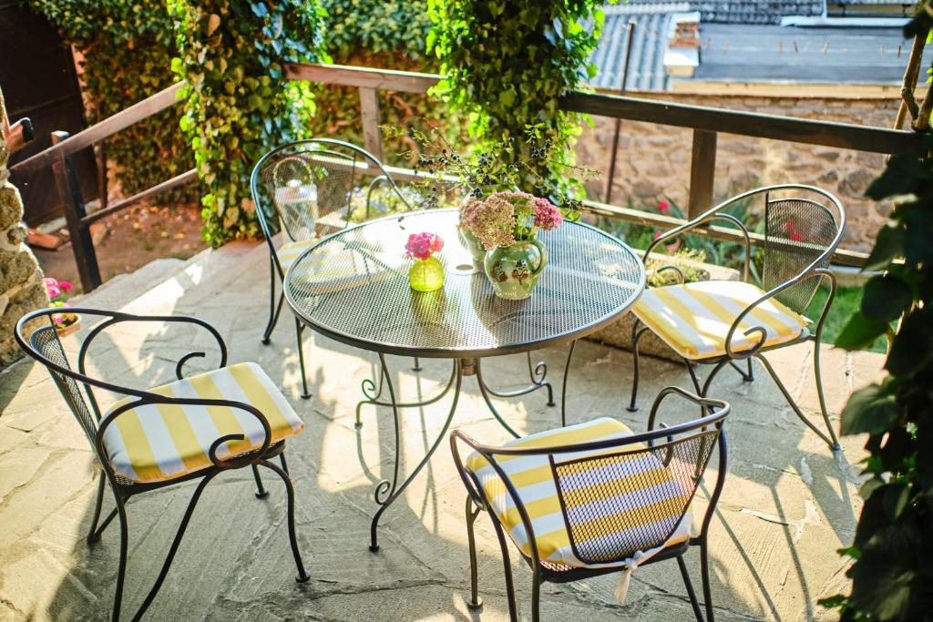 Balkon lub taras w obiekcie Rusty's Cottage