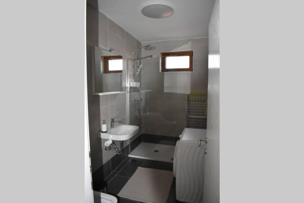 Koupelna v ubytování Apartman WALKOW
