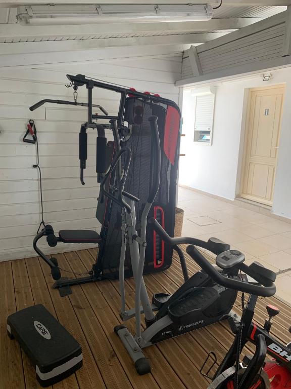 Fitness centrum a/nebo fitness zařízení v ubytování Coco Beach Marie-Galante