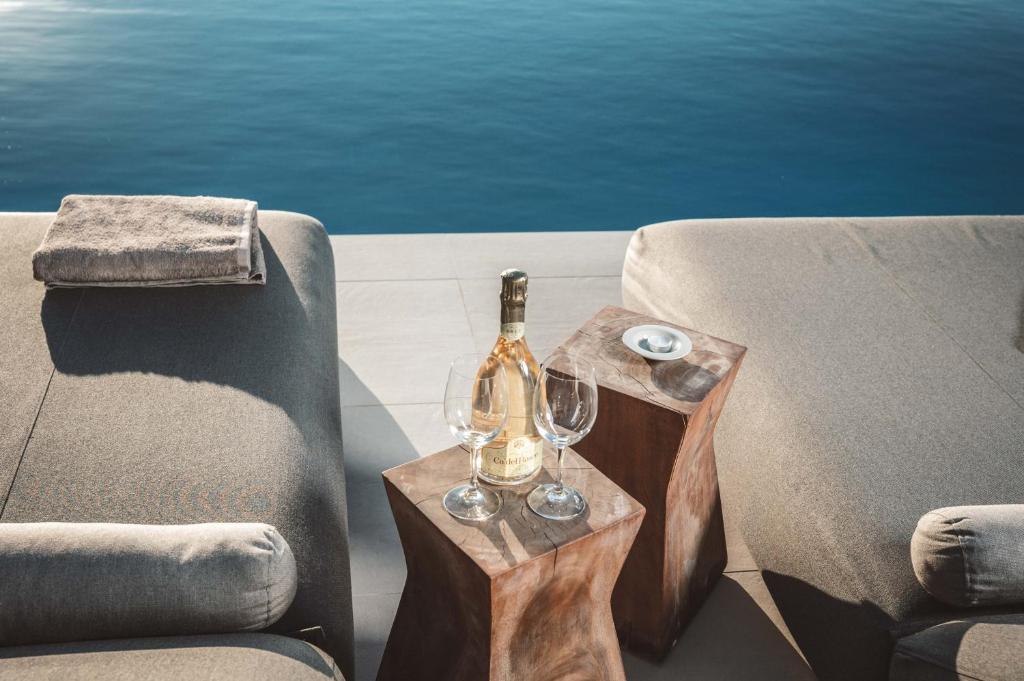 Posedenie v ubytovaní THE WAVE GRANDE VILLA KATHISMA Lefkada