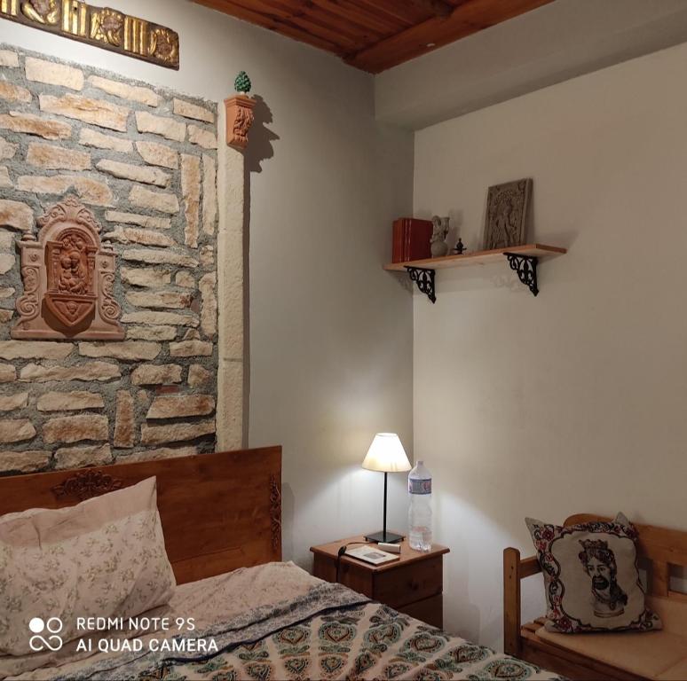 A bed or beds in a room at Torre Vallelunga