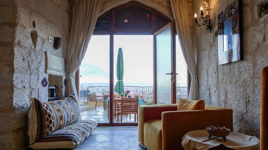 TV a/nebo společenská místnost v ubytování Pigeon Hotel Cappadocia