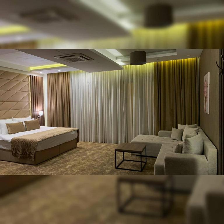 Postel nebo postele na pokoji v ubytování Spa Resort & Hotel Vrnjačke Terme