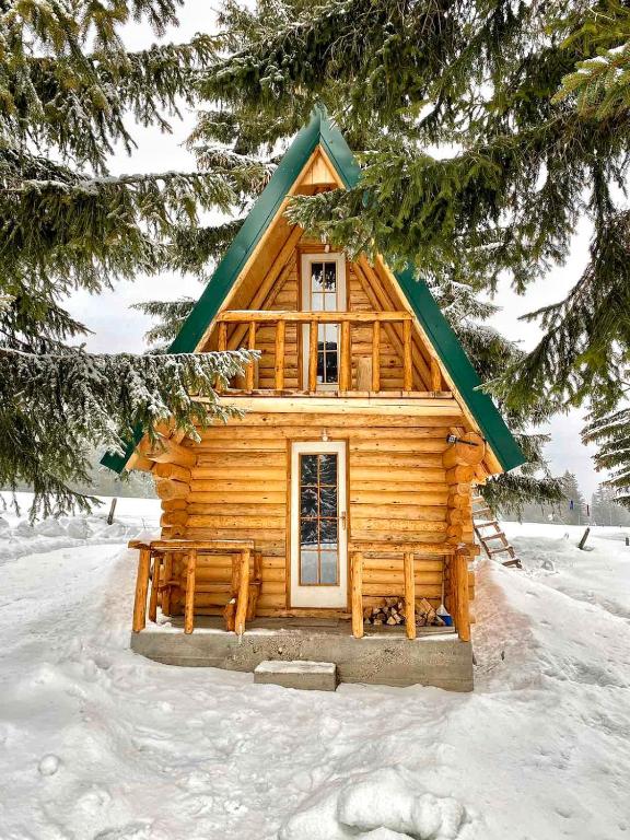 Cottage Uskoci v zimě