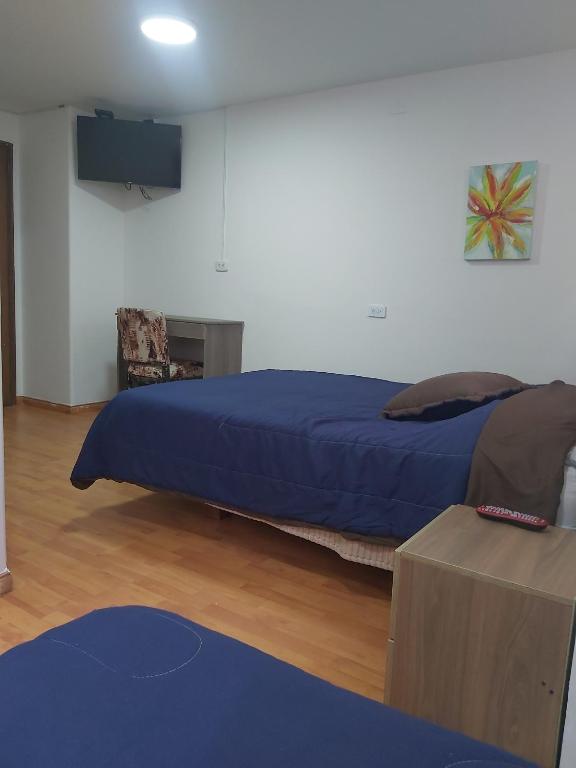 Postel nebo postele na pokoji v ubytování Hospedaje Sary House