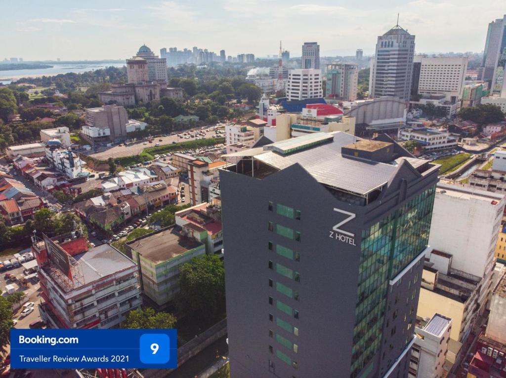 Nespecifikovaný výhled na destinaci Johor Bahru nebo výhled na město při pohledu z hotelu