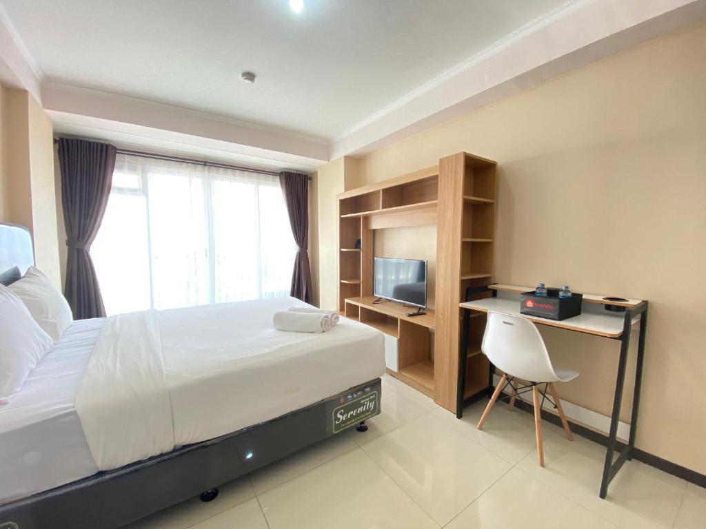 Sunnyside Studio Room at Apartment Gateway Pasteur near Exit Toll Pasteur By Travelio - Studio Apartment