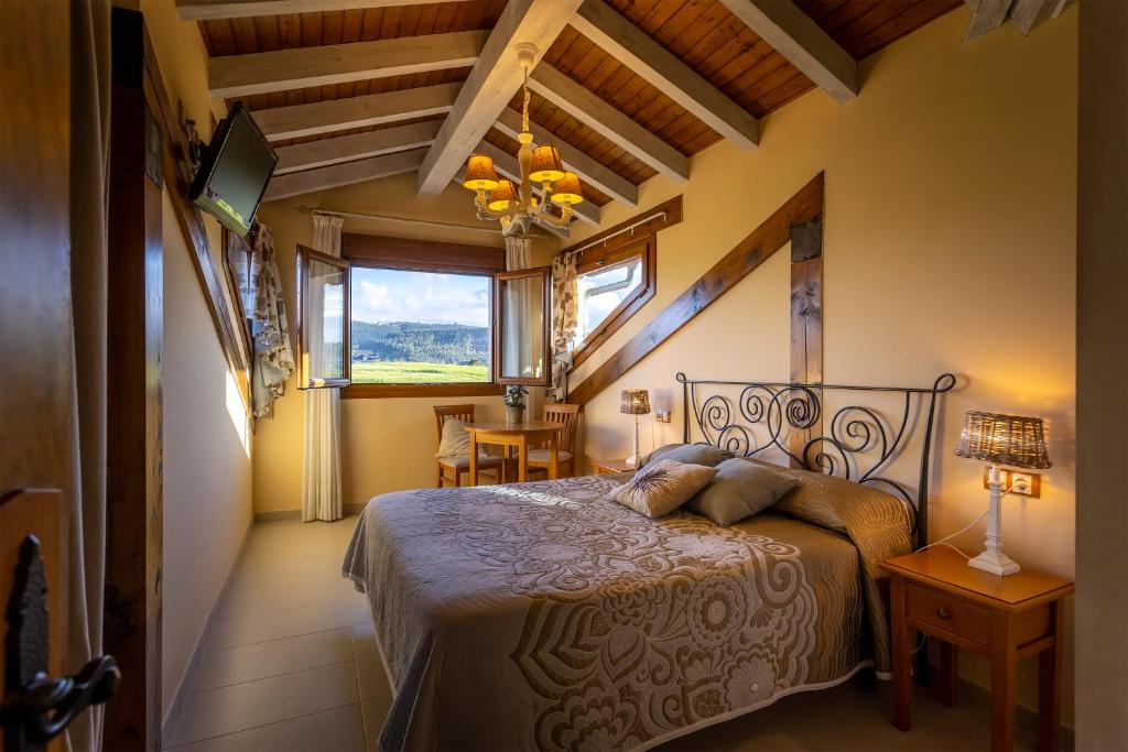 Posteľ alebo postele v izbe v ubytovaní Posada Valle de Güemes