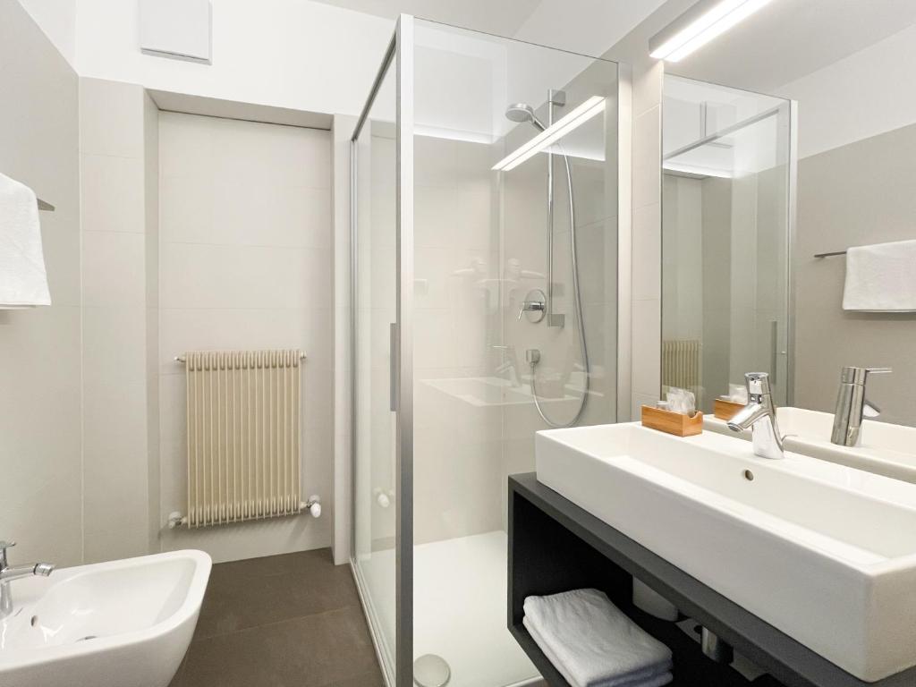 Koupelna v ubytování Hotel Schönbrunn
