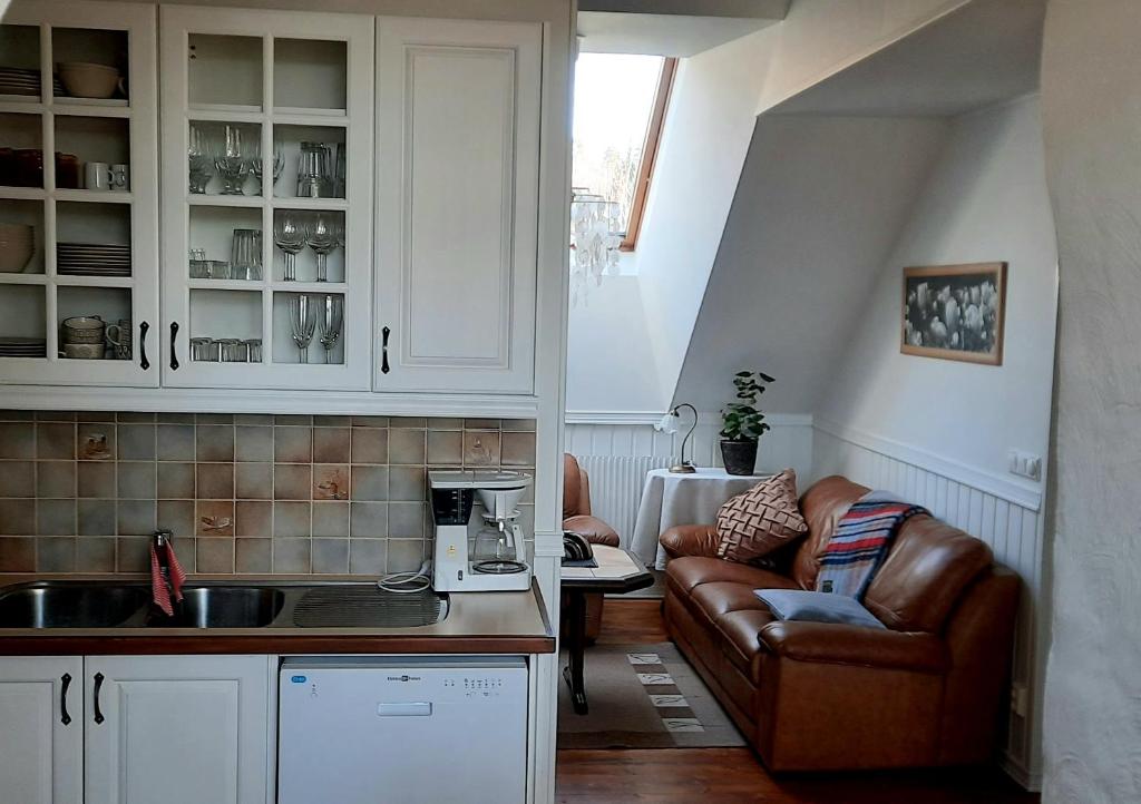 Kuchyň nebo kuchyňský kout v ubytování Gällared 710 - Bed & Kitchen